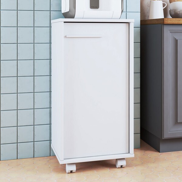 Armário De Cozinha Para Bebedouro 1 Porta Branco Bbc 13 - Brv