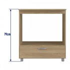 Armário De Cozinha Para Cooktop 1 Gaveta Oak - Completa Móveis