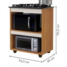 Armário De Cozinha Para Cooktop 5 Bocas Turim Nature/off Whit