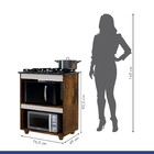 Armário De Cozinha Para Cooktop 5 Bocas Turim Ypê/off White -