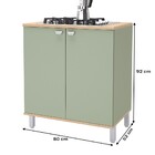 Armário De Cozinha Para Cooktop 80 Cm 2 Portas Avenca - Indék