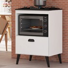 Armário De Cozinha Para Cooktop Jade 60 Cm 1 Porta Basculante