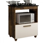 Armário De Cozinha Para Cooktop Salvia 1 Porta Ypê/off White