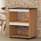 Armário De Cozinha Para Cooktop São Paulo Nature/off White -