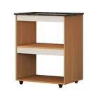 Armário De Cozinha Para Cooktop São Paulo Nature/off White -