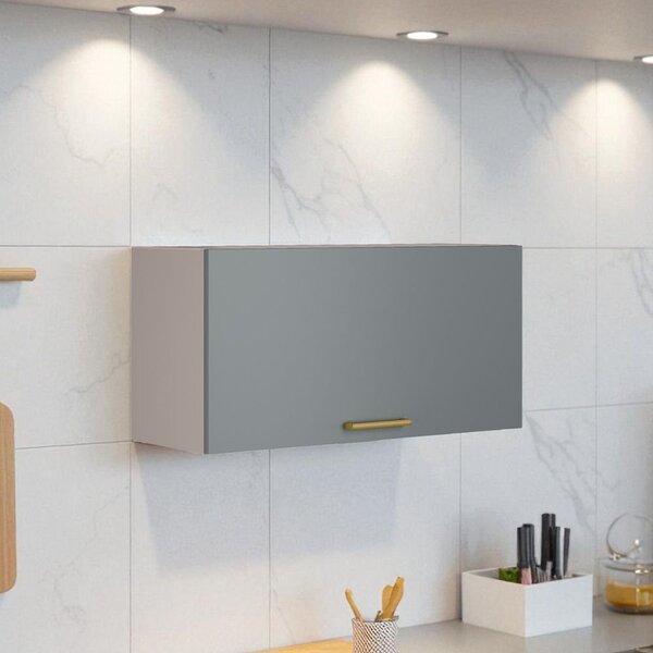 Armário De Cozinha Para Geladeira 1 Porta Horizontal Basculan