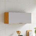 Armário De Cozinha Para Geladeira 1 Porta Horizontal Basculan