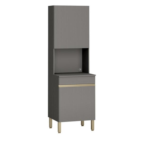 Armário De Cozinha Para Micoondas Oxônia Gris