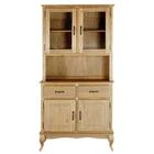 Armário De Cozinha Pequeno Rústico Madeira Maciça 4 Portas Me