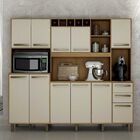 Armário De Cozinha Petra 11 Portas 2 Gavetas Valdemóveis Cina