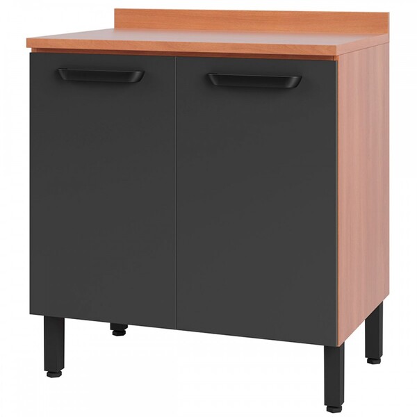 Armário De Cozinha Pimenta 2 Portas Freijó/grafite 913101 - T