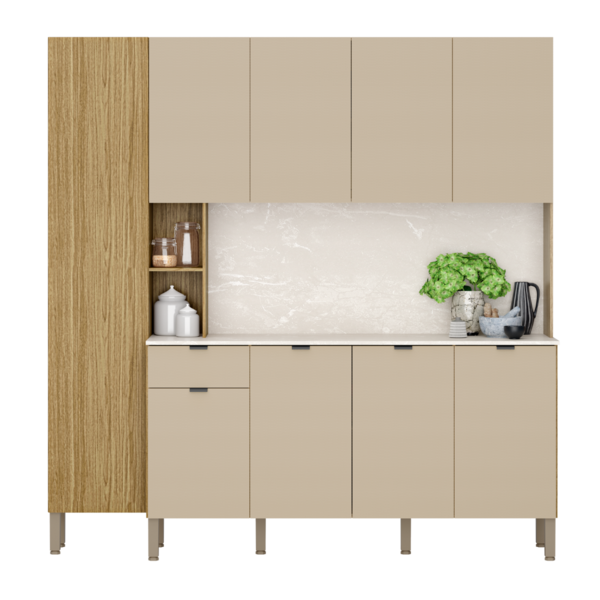 Armário De Cozinha Riscatto Almudena Freijó Vanilla