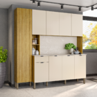 Armário De Cozinha Riscatto Almudena Freijó Vanilla