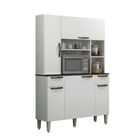 Armário De Cozinha Safira 5 Portas E 2 Gavetas Sallêto Branco