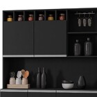 Armário De Cozinha Siena A03 6 Portas E 1 Gaveta - Amarena Mó