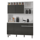 Armário De Cozinha Siena A03 6 Portas E 1 Gaveta - Amarena Mó