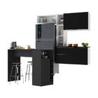 Armário De Cozinha Suspensa Com Bancada Americana Sofia Multi