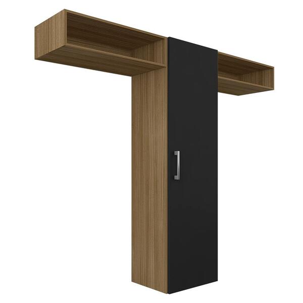 Armário De Cozinha Suspenso 3 Peças Luisa Bore/pret - Móveis