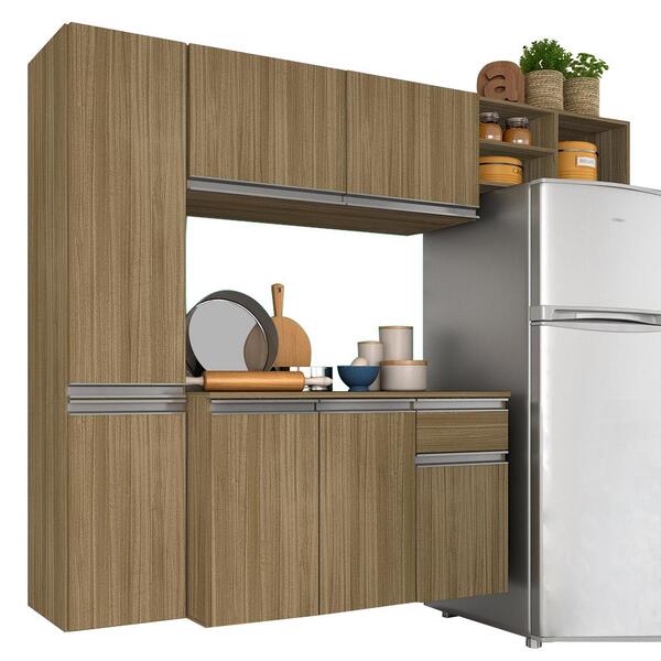 Armário De Cozinha Suspenso 4 Peças Liris Boreal - Móveis Ara