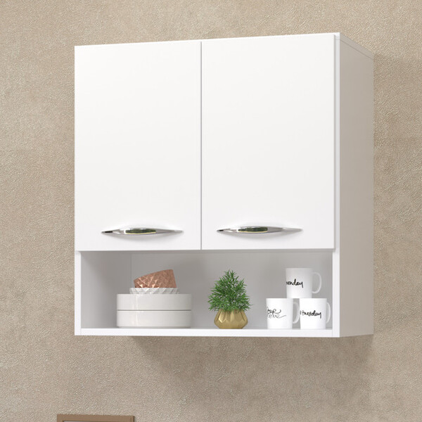 Armario De Cozinha Suspenso Aéreo Com 2 Portas