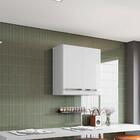 Armario De Cozinha Suspenso Baren Branco Casa Mobilia