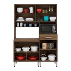 Armário De Cozinha Tália 6 Portas 1 Gaveta Terraro/branco M.a