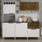 Armário De Cozinha Topázio 6 Portas E 2 Gavetas Sallêto Branc