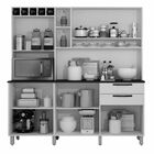 Armário De Cozinha Topázio 6 Portas E 2 Gavetas Sallêto Nogal