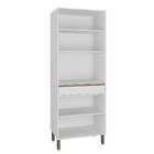 Armário De Cozinha Torre Quente 80 Cm 4 Portas 1 Gaveta Vitór