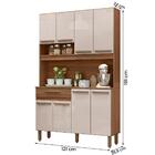 Armario De Cozinha Valparaiso 120 Cm Com 8 Portas E 1 Gaveta