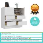 Armário De Escritório Arturo 2 Portas 4 Gavetas Branco - Movi