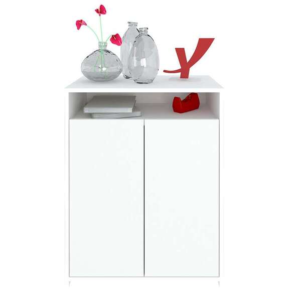 Armário De Escritório Cool  2 Pt Branca