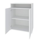 Armário De Escritório Cool  2 Pt Branca