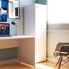 Armário De Escritório Corp 1 Pt Branco 160 Cm