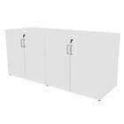 Armário De Escritório Corp 4 Pt Branco