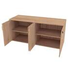 Armário De Escritório Corp 4 Pt Carvalho Mel