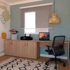 Armário De Escritório Corp 4 Pt Carvalho Mel