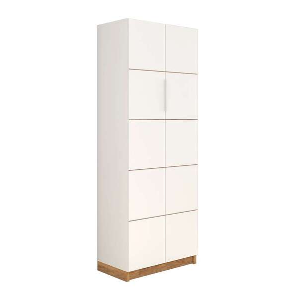 Armário De Escritório Cubic 2 Pt Branco 181 Cm