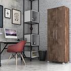 Armário De Escritório Manuela 2 Pts 5 Prateleiras 1,80m