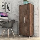 Armário De Escritório Marcela 2 Pts 4 Prateleiras 1,40m