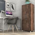 Armário De Escritório Marcela 2 Pts 4 Prateleiras 1,40m