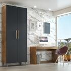 Armário De Escritório Melissa 2 Pts 5 Prateleiras 2,24m