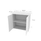 Armário De Escritório Natus 2 Pt Branco