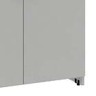 Armário De Escritório New City 2 Pt Cinza 75 Cm
