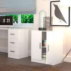 Armário De Escritório Salomão 2 Pt Branco