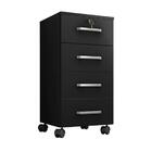 Armário De Gavetas Lima Preto Trama