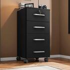 Armário De Gavetas Lima Preto Trama