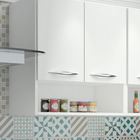 Armário De Lavanderia 60cm Banheiro Cozinha 2 Portas Branco A