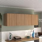 Armário De Lavanderia Aéreo Multiuso 4 Portas Multimóveis Mp5