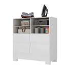 Armário De Lavanderia Aquiles 4 Gavetas Branco - Moville